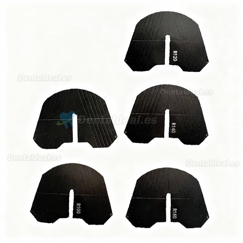 Set 5 Piezas Placas Gu&iacute;a Alineaci&oacute;n Pr&oacute;tesis Dental Montaje de Dientes